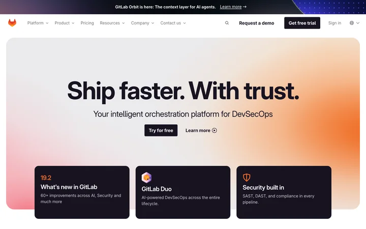 GitLab product preview