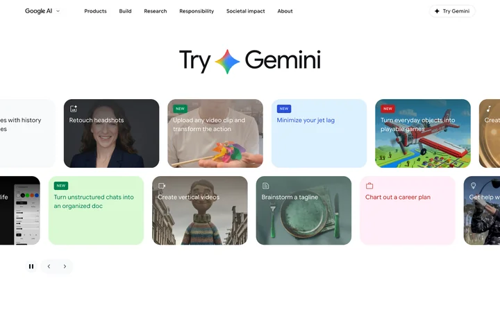 Google AI product preview