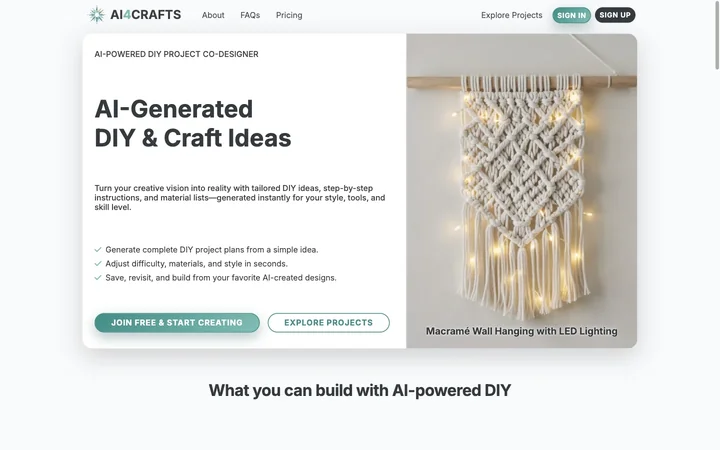 AI4CRAFTS product preview