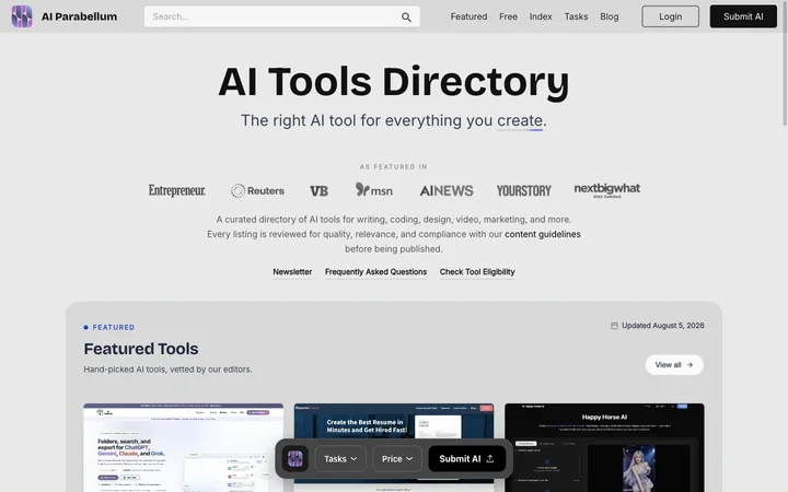 AI Parabellum product preview