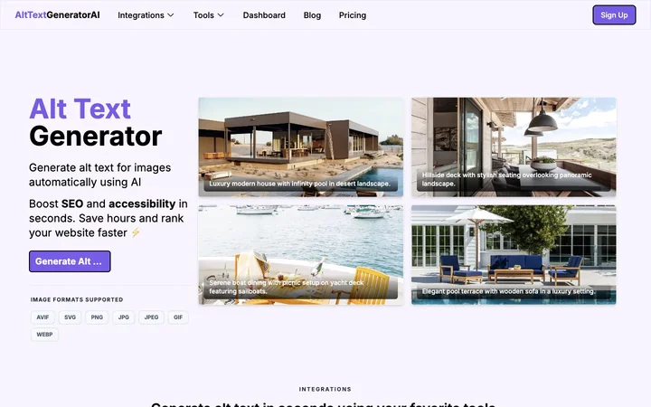 Alt Text Generator AI product preview
