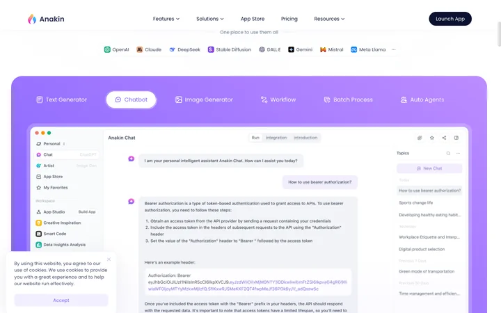 Anakin.ai product preview