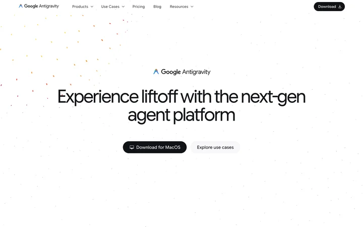 Antigravity product preview