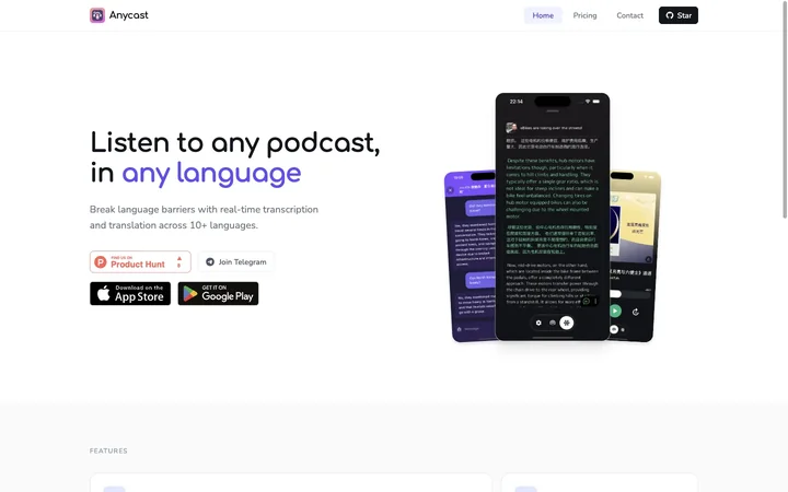 Anycast product preview
