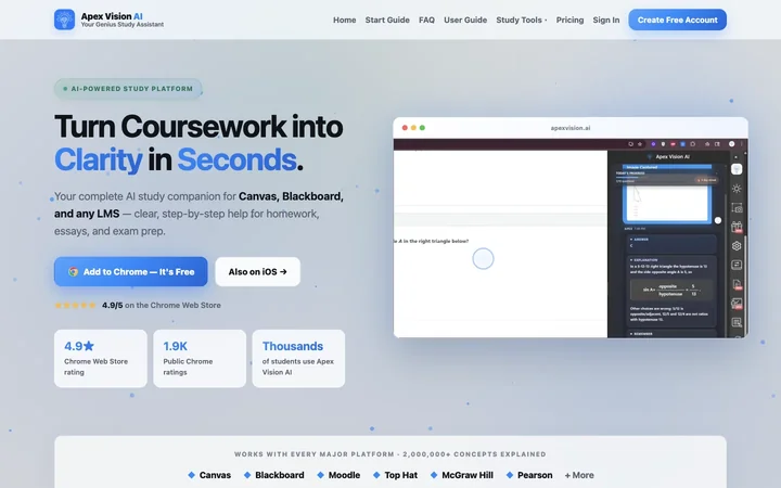 Apex Vision AI product preview