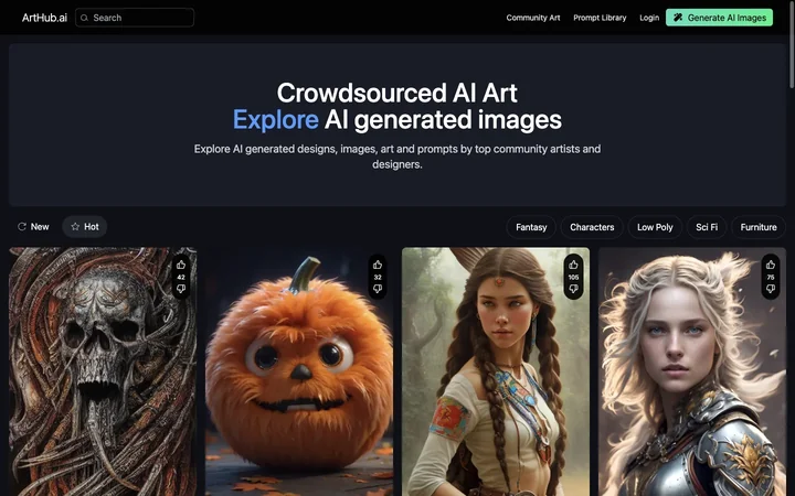 Arthub.ai product preview