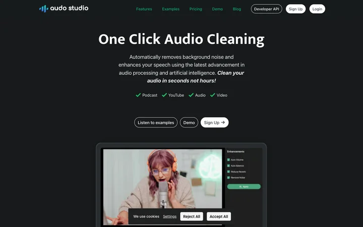Audo Studio product preview