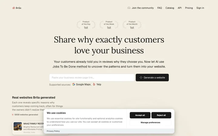 Brila product preview