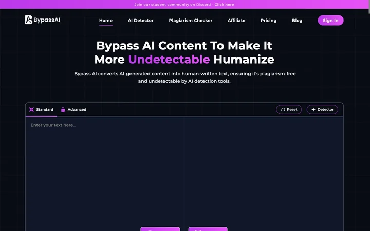 Bypass AI product preview