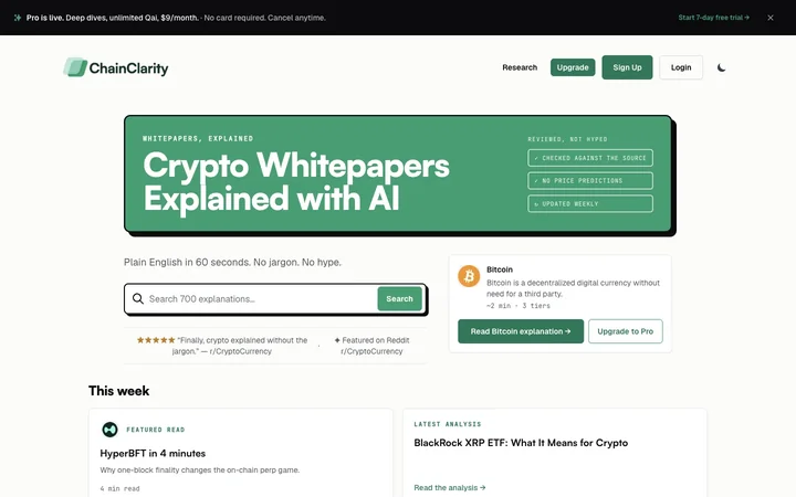 ChainClarity product preview