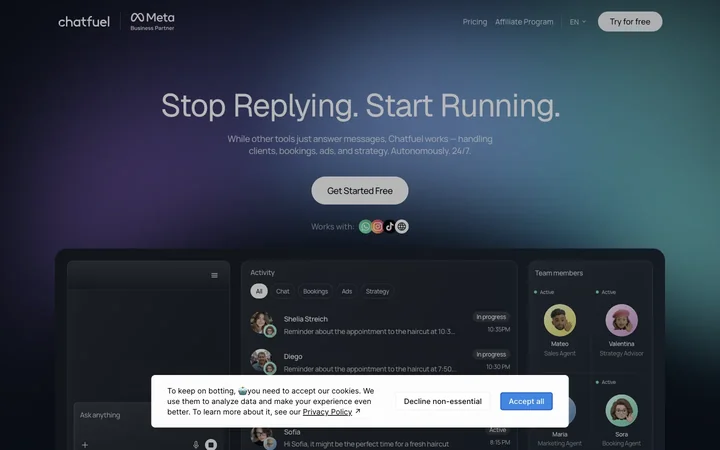 Chatfuel product preview