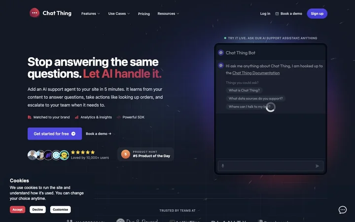 Chat Thing product preview