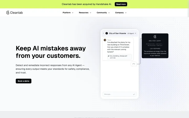 Cleanlab product preview