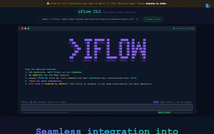iFlow CLI product preview