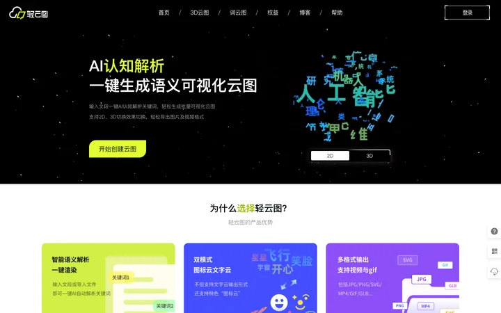 轻云图 product preview