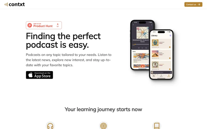 Contxt product preview