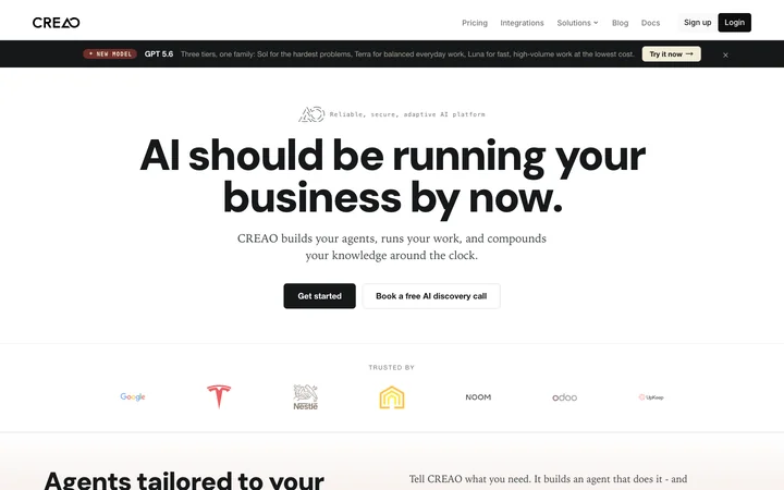 CREAO AI product preview
