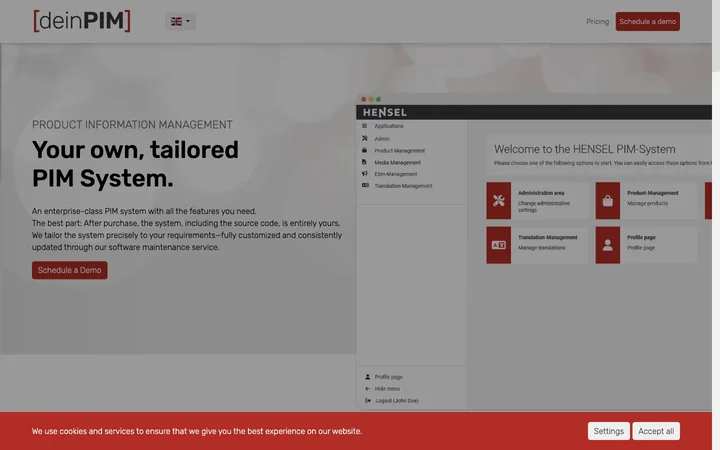 deinPIM product preview