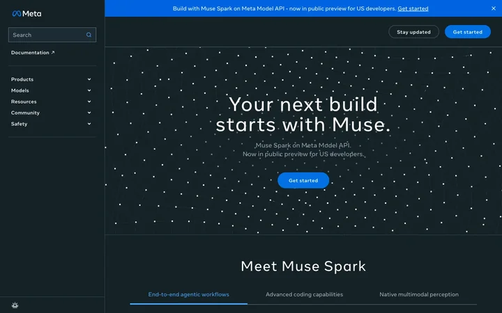 Meta AI Developer Platform product preview
