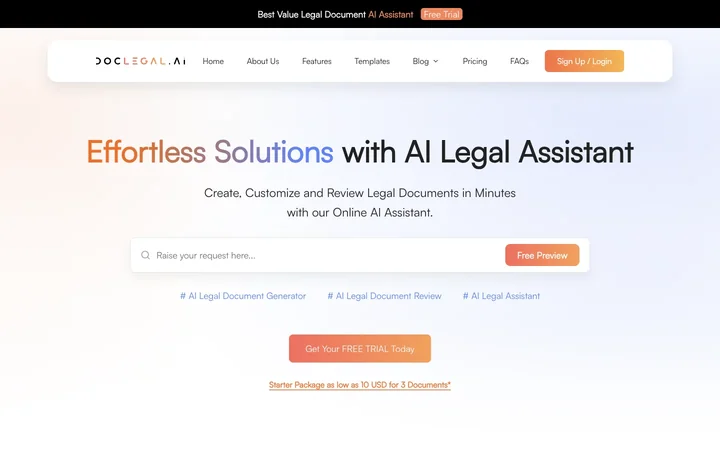 DocLegal.Ai product preview