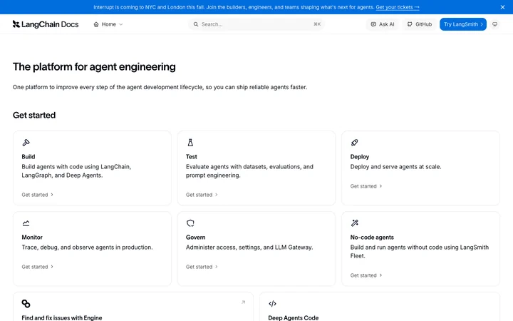 LangChain Docs product preview