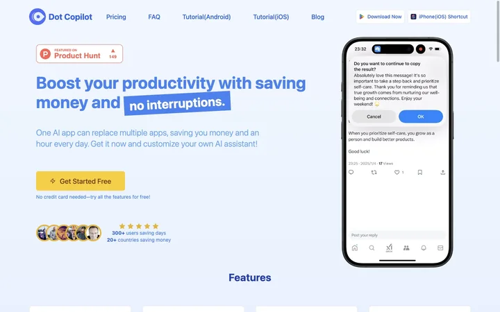 Dot Copilot product preview