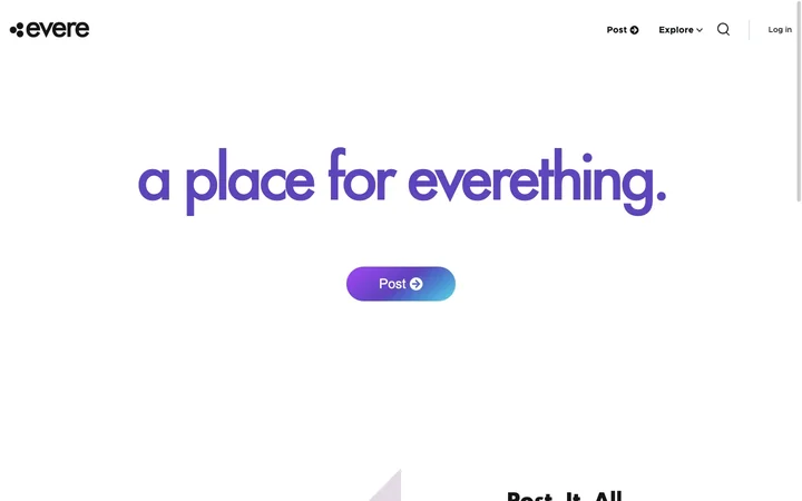 evere の製品プレビュー