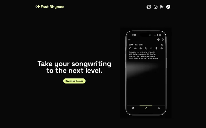 Fast Rhymes product preview