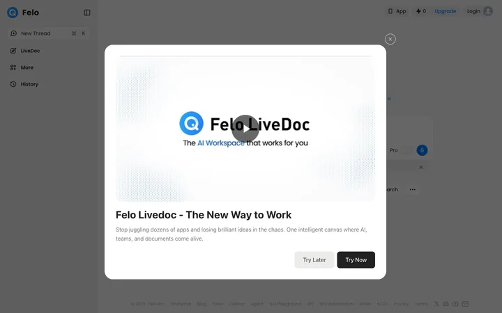 Felo product preview