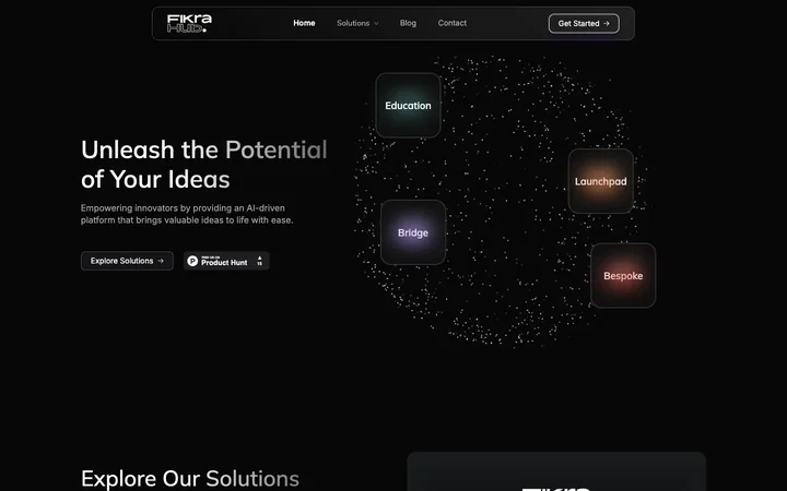 FikraHub product preview