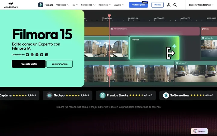 Filmora product preview