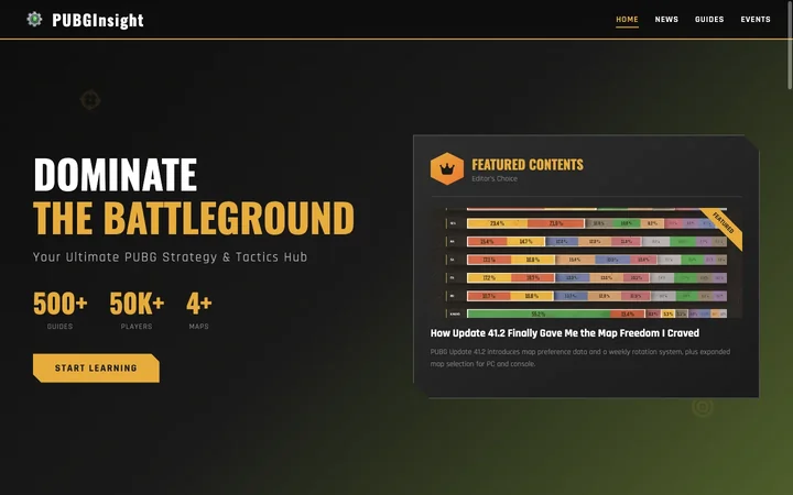 PUBGInsight product preview
