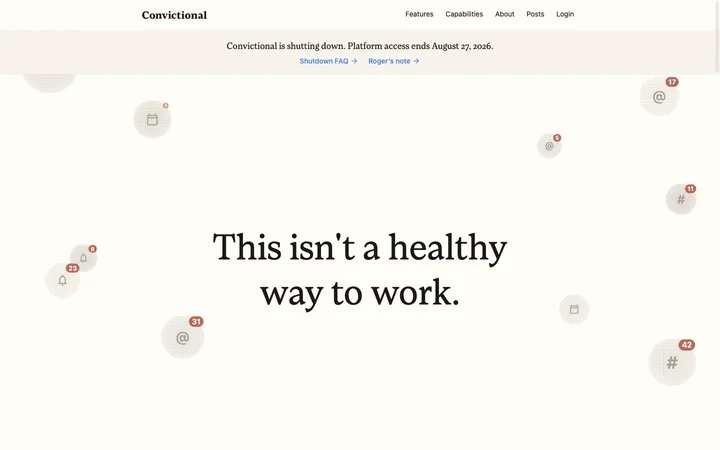 Convictional 产品预览
