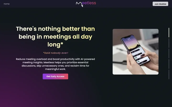 Meetless product preview