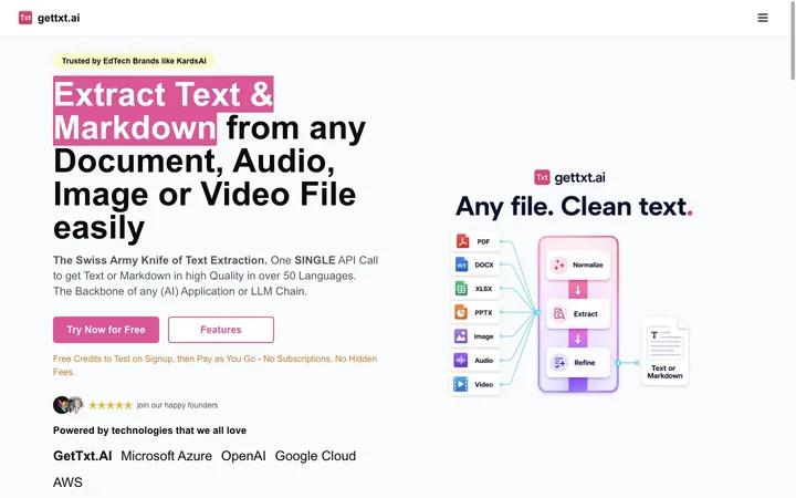 getTxt.AI product preview