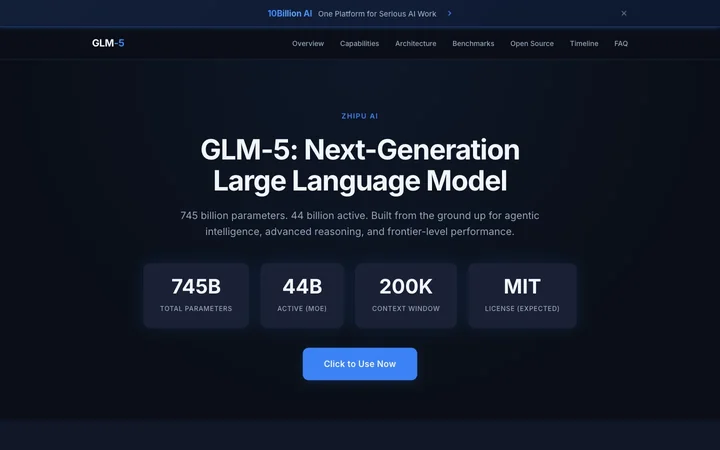 GLM-5 product preview