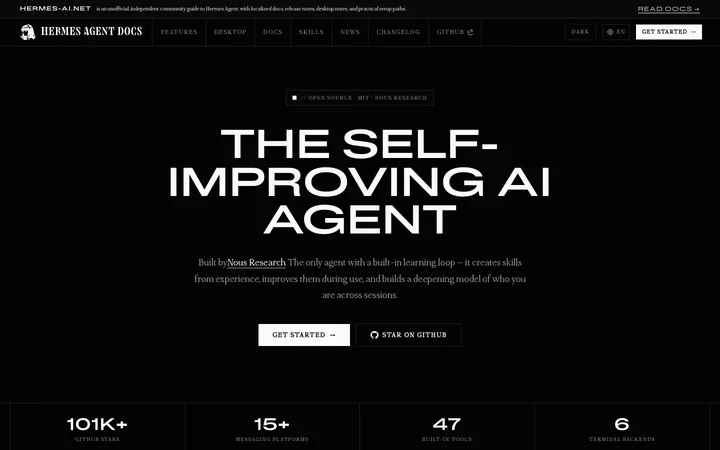 Hermes Agent 제품 미리보기