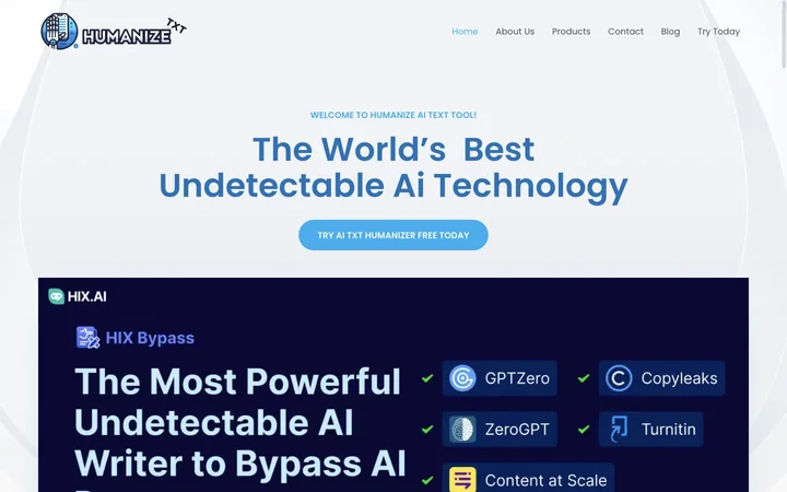 HumanizeTxt.AI product preview