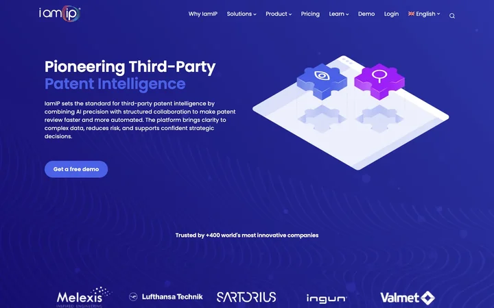 IamIP Patent Platform product preview