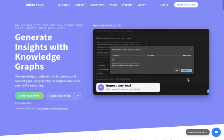 InfraNodus product preview