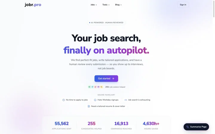 Jobr product preview