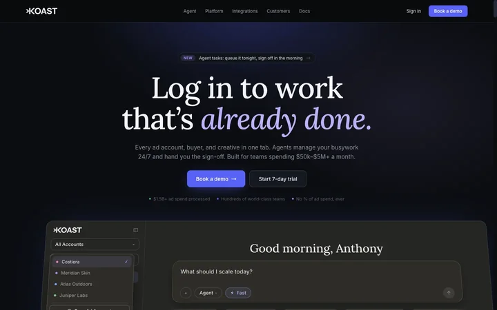 Koast product preview