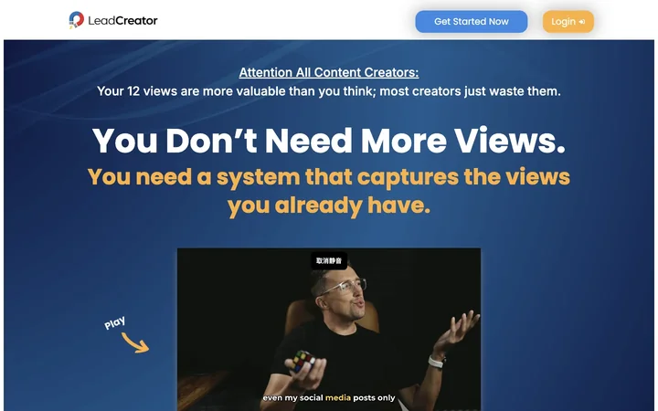 LeadCreator product preview