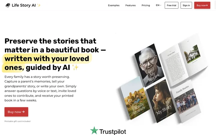 Life Story AI 產品預覽