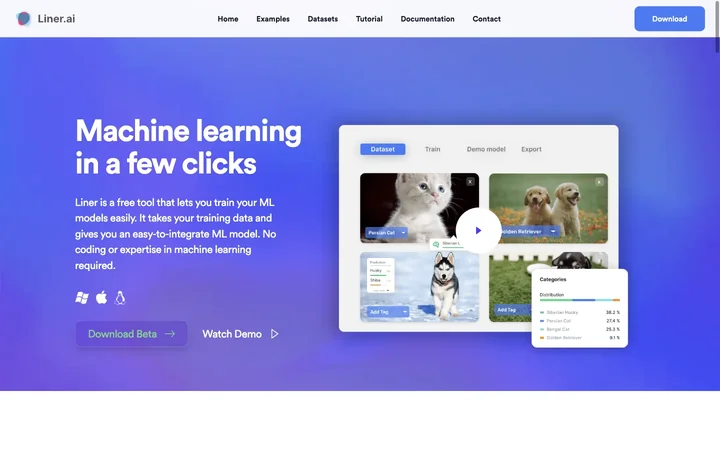 Liner.ai product preview