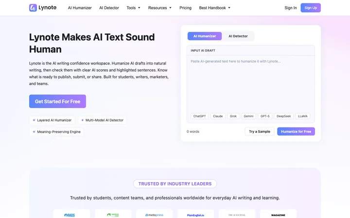 Lynote product preview