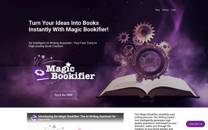 Magic Bookifier product preview