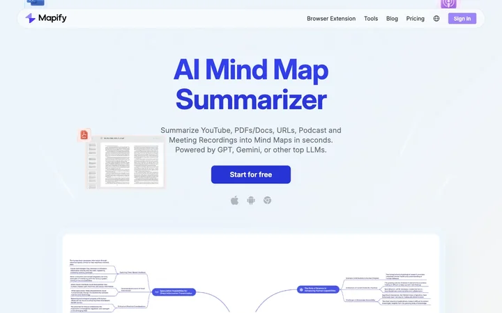 Mapify product preview