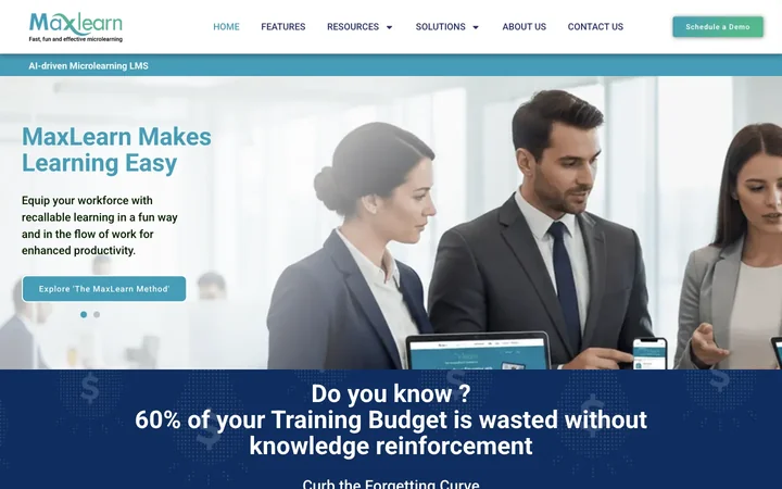 MaxLearn product preview