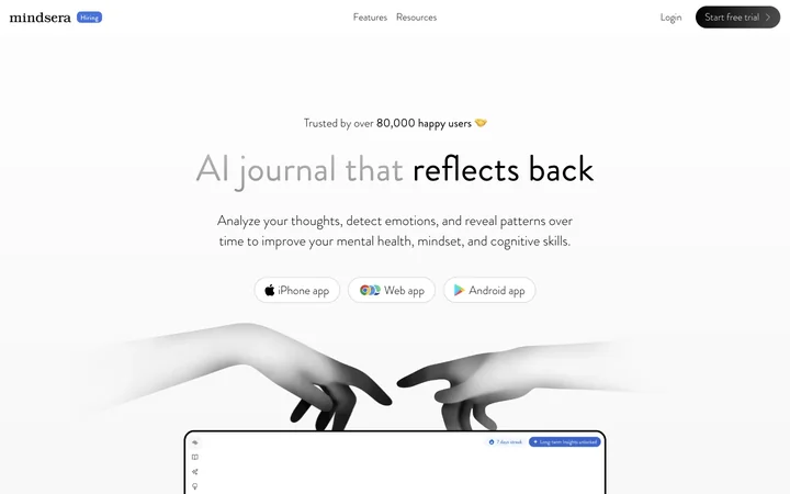Mindsera 产品预览